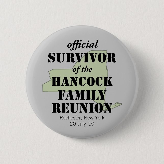 Chapa Redonda De 5 Cm Official Survivor (green) (Anverso)