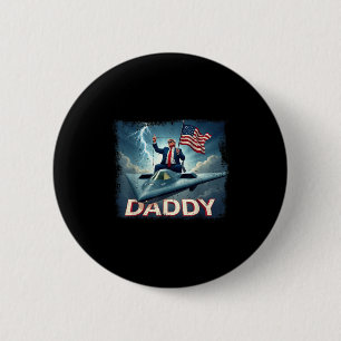 Chapa Redonda De 5 Cm Oficial 2025 Trump Daddy _1