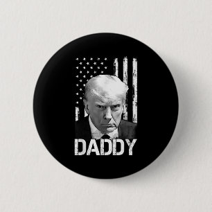 Chapa Redonda De 5 Cm Oficial 2025 Trump Daddy _2 
