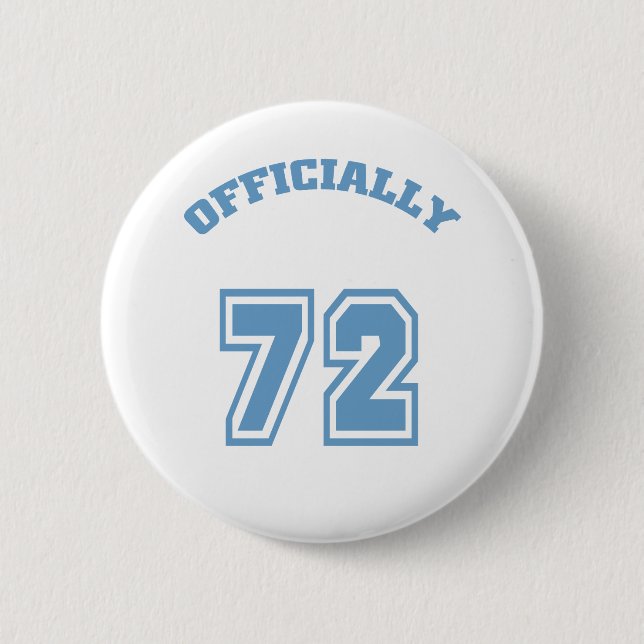 Chapa Redonda De 5 Cm Oficialmente 72 (Anverso)