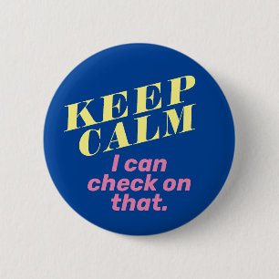 Chapa Redonda De 5 Cm Oficina   Administración   Regalo de profesionales