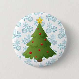Chapa Redonda De 5 Cm Oh árbol de navidad