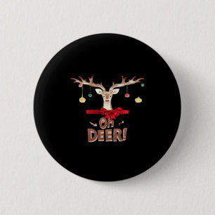 Chapa Redonda De 5 Cm Oh Deer Clásico Vibe