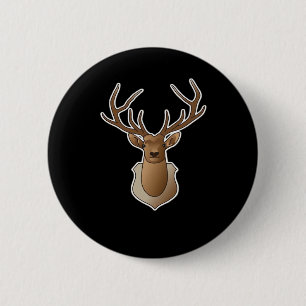 Chapa Redonda De 5 Cm Oh Deer Diseño Mínimo