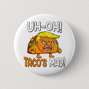 Chapa Redonda De 5 Cm ¡Oh-oh Mad de Taco! - El Naranja enfrenta la graci