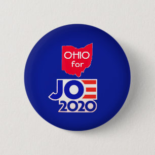 Chapa Redonda De 5 Cm Ohio para Joe Biden 2020