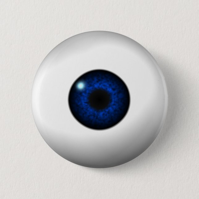 Chapa Redonda De 5 Cm ojo azul (Anverso)