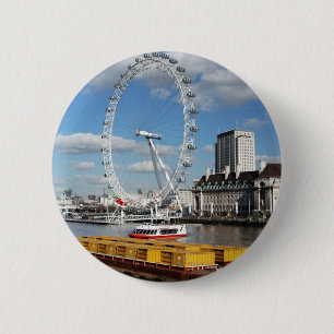 Chapa Redonda De 5 Cm Ojo de Londres