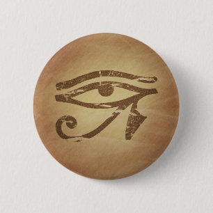 Chapa Redonda De 5 Cm Ojo de los encantos mágicos egipcios de Horus