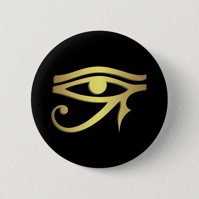 Chapa Redonda De 5 Cm Ojo del horus (Anverso)