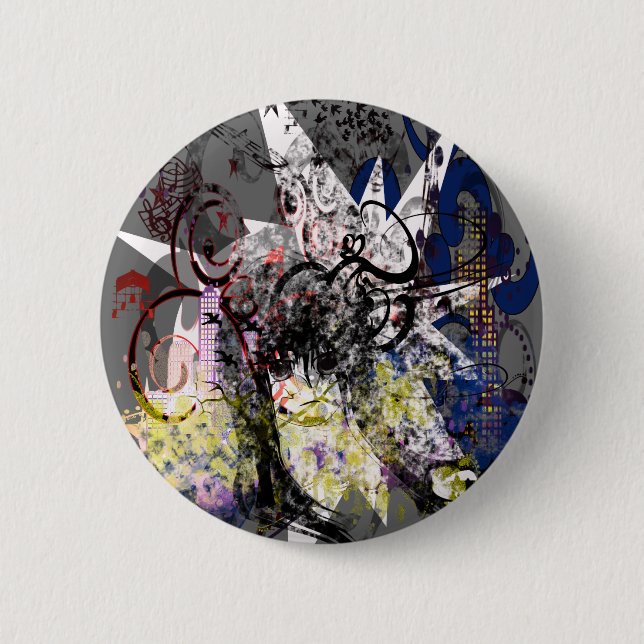 Chapa Redonda De 5 Cm Ojos grandes (Anverso)