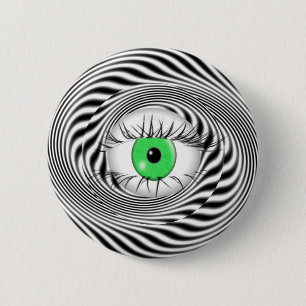 CHAPA REDONDA DE 5 CM OJOS HIPNOTÓTICOS - HIPNOTISTA