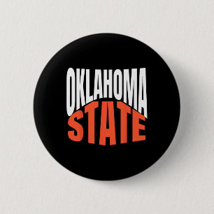 Chapa Redonda De 5 Cm Oklahoma State 