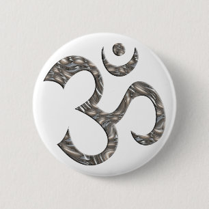 CHAPA REDONDA DE 5 CM OM / AUM - PLATA
