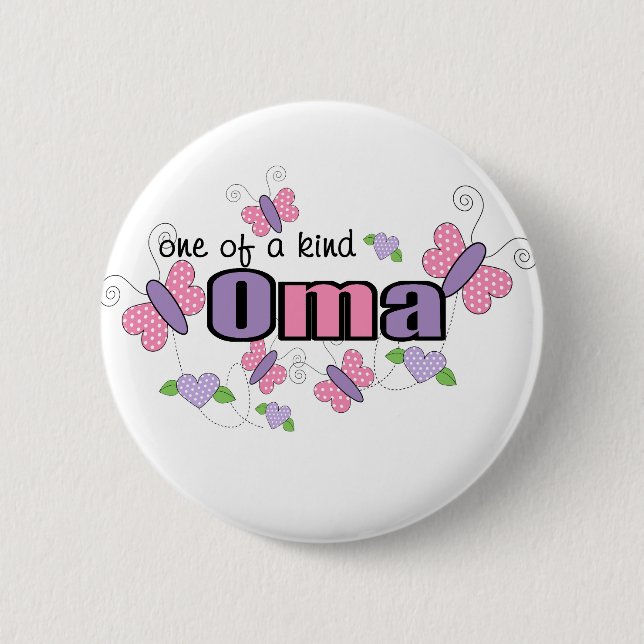 Chapa Redonda De 5 Cm Oma Única (Anverso)