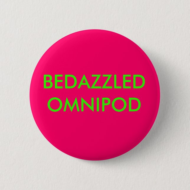 CHAPA REDONDA DE 5 CM OMNIPOD BEDAZZLED (Anverso)