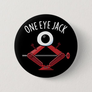 Chapa Redonda De 5 Cm One Eye Jack Funny Car Jack Pun Dark BG