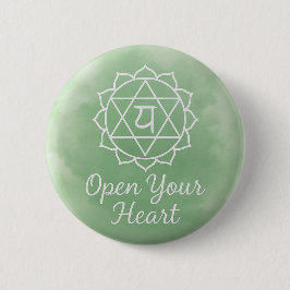 Chapa Redonda De 5 Cm Open Your Heart Anahata Heart Chakra Spiritual