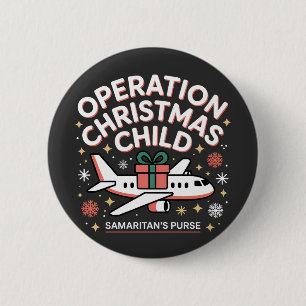 Chapa Redonda De 5 Cm Operación Navidades Bolsa Samaritana Infantil