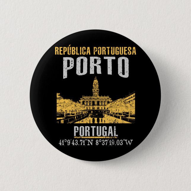 Chapa Redonda De 5 Cm Oporto (Anverso)
