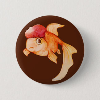 Chapa Redonda De 5 Cm Oranda Goldfish