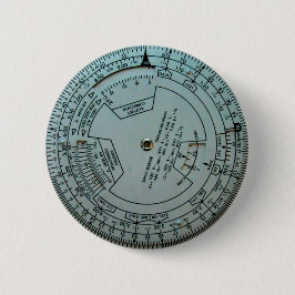 Chapa Redonda De 5 Cm Ordenador de navegación aérea