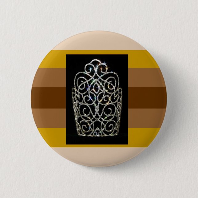 Chapa Redonda De 5 Cm Orgullo de la diva del ébano (Anverso)