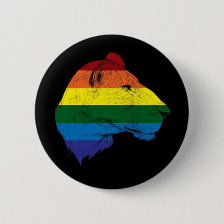 Chapa Redonda De 5 Cm Orgullo de la leona