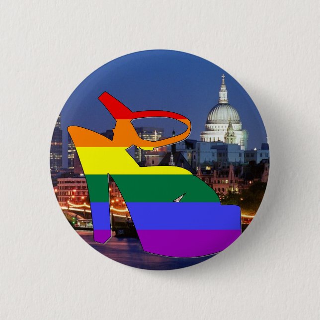 Chapa Redonda De 5 Cm Orgullo de Londres (Anverso)