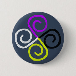 Chapa Redonda De 5 Cm Orgullo de Nonbinary