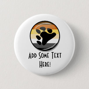 Chapa Redonda De 5 Cm Orgullo del oso