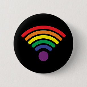 Chapa Redonda De 5 Cm Orgullo gay - Wi Fi
