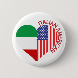 Chapa Redonda De 5 Cm Orgullo italiano-americano italiano
