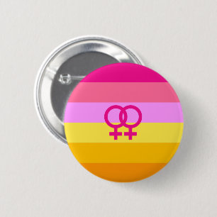 Chapa Redonda De 5 Cm Orgullo Lesbiana Dawn WLW