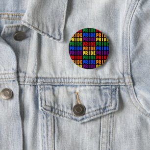Chapa Redonda De 5 Cm Orgullo LGBT de colores arcoiris