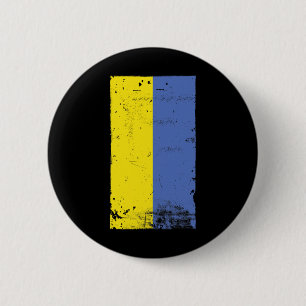 Chapa Redonda De 5 Cm Orgullo ucraniano Viaje Vacaciones Ucrania Bandera