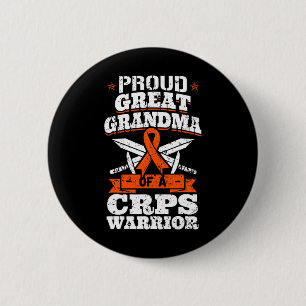 Chapa Redonda De 5 Cm Orgullosa Abuela De Un Guerrero Del Crps Rsd Aware