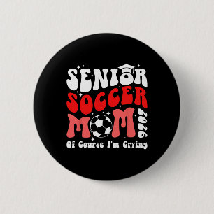 Chapa Redonda De 5 Cm Orgullosa Madre de Futbolista Senior 2026