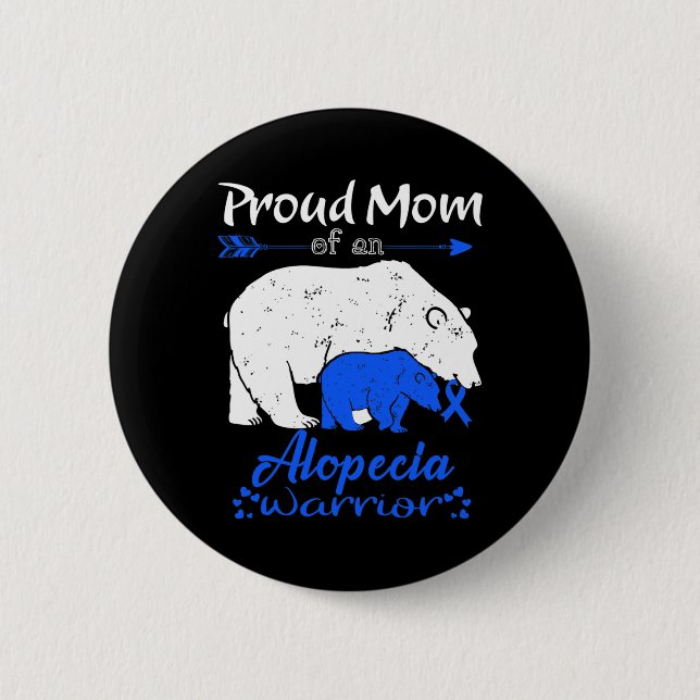 Chapa Redonda De 5 Cm Orgullosa mamá (Anverso)