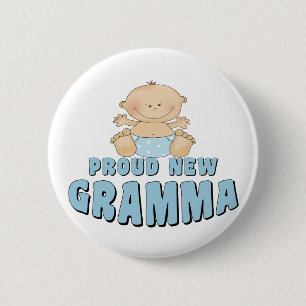 Chapa Redonda De 5 Cm Orgullosa nueva camiseta de Grammy