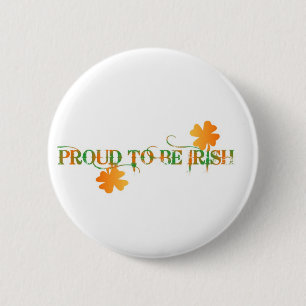 Chapa Redonda De 5 Cm Orgulloso De Ser Irlandés