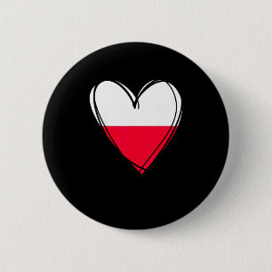 Chapa Redonda De 5 Cm Orgulloso de ser polaco amo varsovia polonia bande