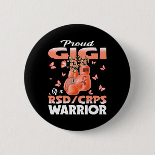 Chapa Redonda De 5 Cm Orgulloso Gigi De Rsd Crps Boxeo De Conciencia De