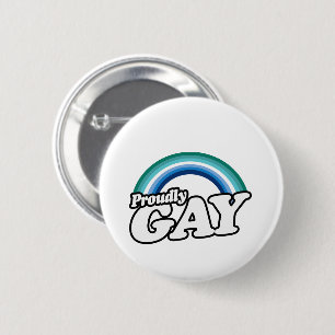 Chapa Redonda De 5 Cm Orgulloso Hombre Gay