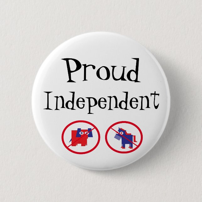 Chapa Redonda De 5 Cm Orgulloso Independiente (Anverso)