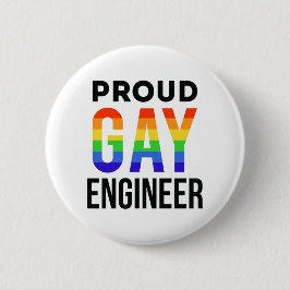 Chapa Redonda De 5 Cm Orgulloso Ingeniero Gay Mes Grado de Ingeniería
