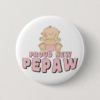 Chapa Redonda De 5 Cm Orgulloso nuevo chico Pepaw