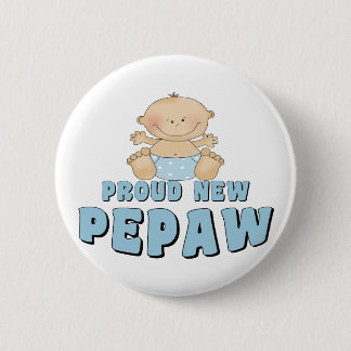 Chapa Redonda De 5 Cm Orgulloso nuevo niño Pepaw