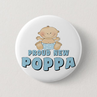 Chapa Redonda De 5 Cm Orgulloso Nuevo Papá