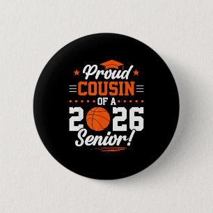 Chapa Redonda De 5 Cm Orgulloso Primo 2026 Diseño Baloncesto Senior